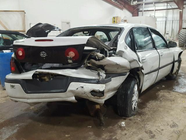 2G1WF52E949218151 - 2004 CHEVROLET IMPALA SILVER photo 4