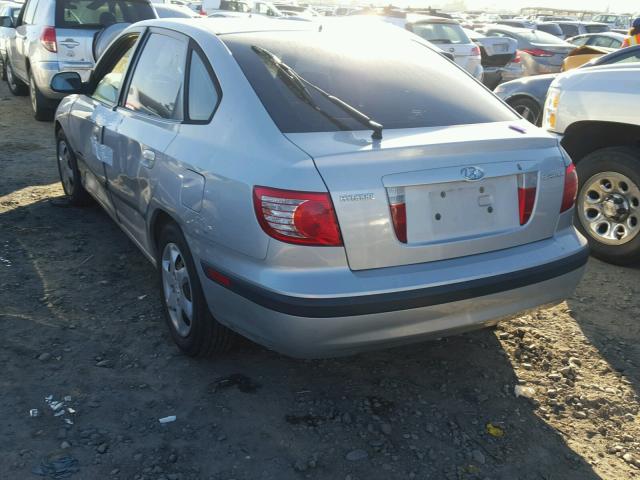 KMHDN56D36U200636 - 2006 HYUNDAI ELANTRA GL SILVER photo 3