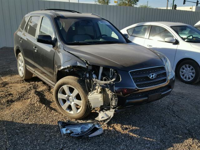 5NMSH13E47H058685 - 2007 HYUNDAI SANTA FE S BLACK photo 1