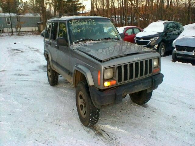 1J4FF48S51L595363 - 2001 JEEP CHEROKEE S GRAY photo 1