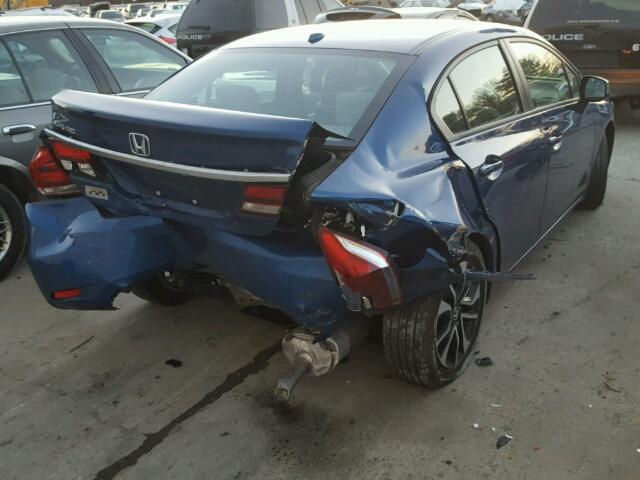 19XFB2F81DE267898 - 2013 HONDA CIVIC EX أزرق صورة 4