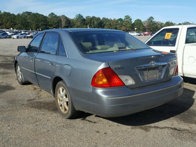 4T1BF28B72U243420 - 2002 TOYOTA AVALON XL TEAL photo 3