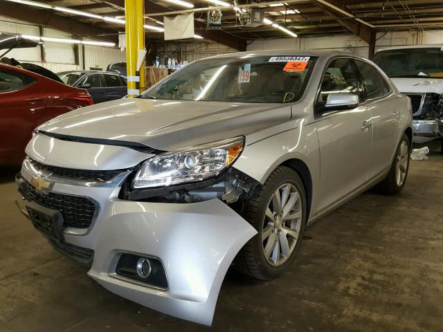 1G11H5SL5EU170980 - 2014 CHEVROLET MALIBU LTZ GRAY photo 2