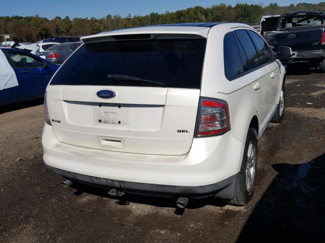 2FMDK38C38BA36654 - 2008 FORD EDGE SEL CREAM photo 4