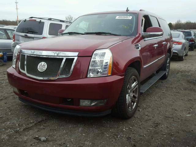 1GYFK66867R408877 - 2007 CADILLAC ESCALADE E RED photo 2