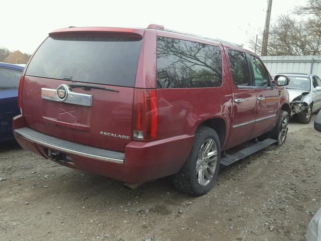 1GYFK66867R408877 - 2007 CADILLAC ESCALADE E RED photo 4
