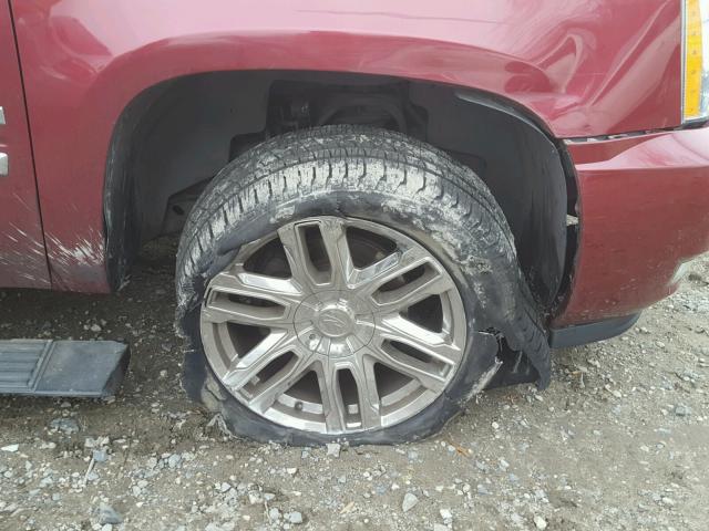 1GYFK66867R408877 - 2007 CADILLAC ESCALADE E RED photo 9