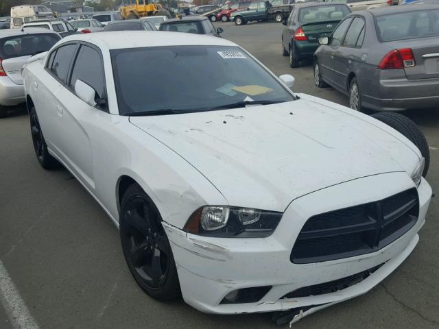 2C3CDXHG6DH589959 - 2013 DODGE CHARGER SX WHITE photo 1