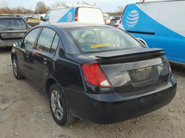 1G8AK52F93Z173913 - 2003 SATURN ION LEVEL BLACK photo 3