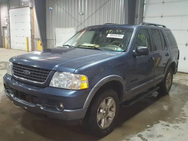 1FMZU63KX2UD02687 - 2002 FORD EXPLORER X BLUE photo 2