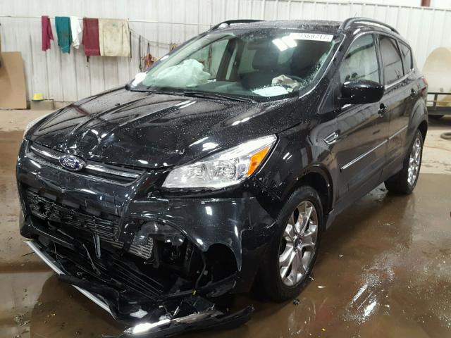 1FMCU0GX7EUB79024 - 2014 FORD ESCAPE SE BLACK photo 2