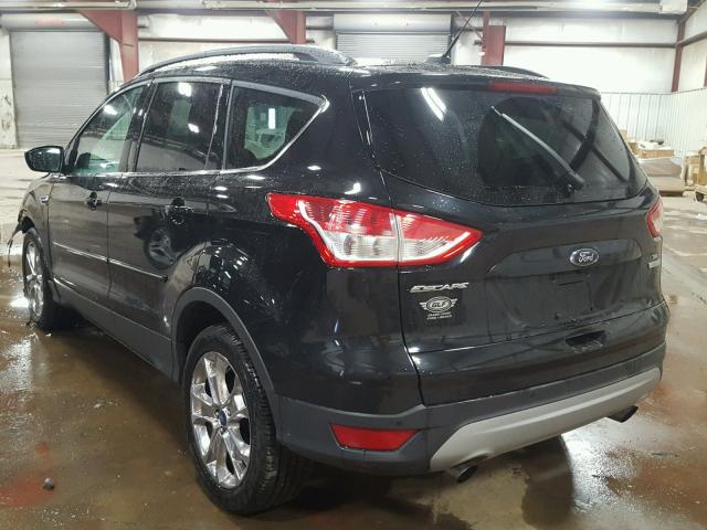 1FMCU0GX7EUB79024 - 2014 FORD ESCAPE SE BLACK photo 3