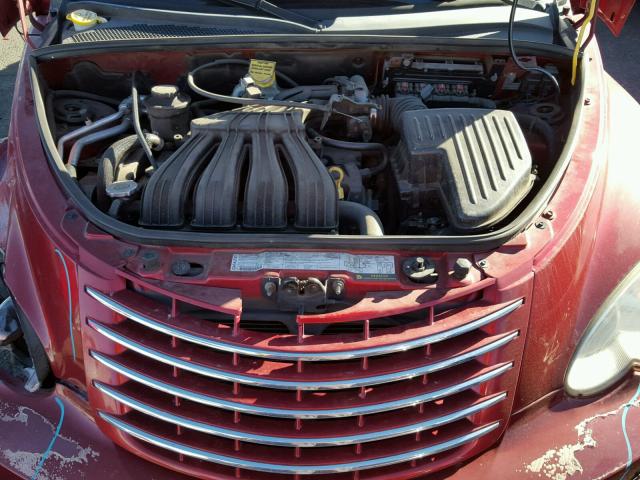 3A4FY48B27T541901 - 2007 CHRYSLER PT CRUISER RED photo 7