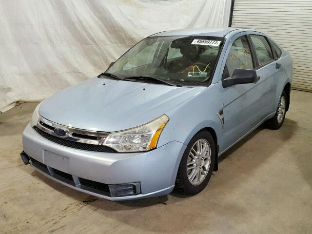 1FAHP35N98W183272 - 2008 FORD FOCUS SE BLUE photo 2