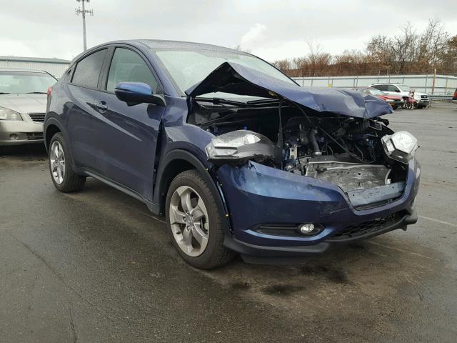 3CZRU6H51HG710119 - 2017 HONDA HR-V EX BLUE photo 1