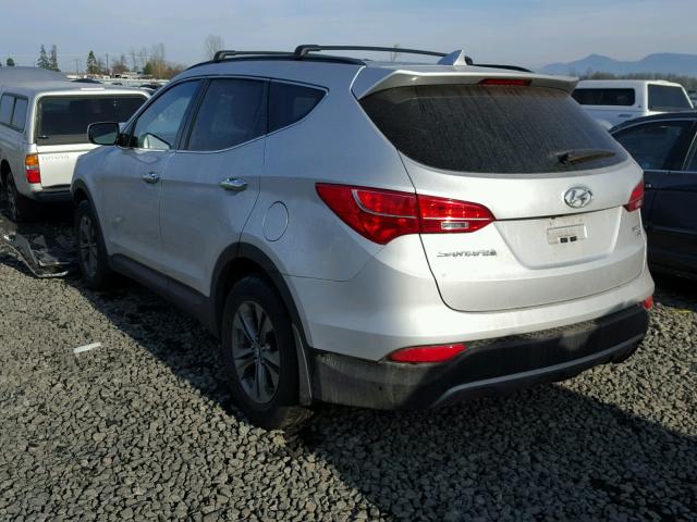 5XYZUDLBXEG192349 - 2014 HYUNDAI SANTA FE S GRAY photo 3