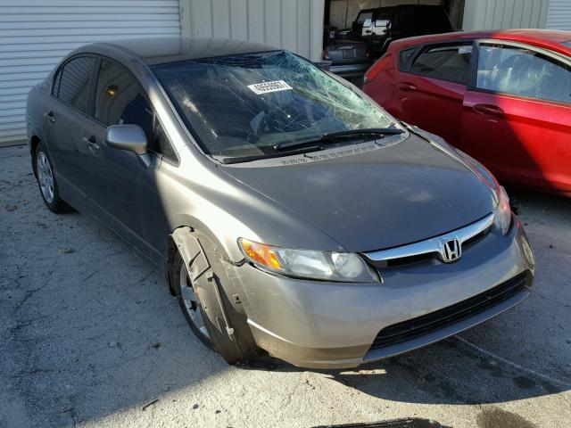 1HGFA15587L130992 - 2007 HONDA CIVIC LX CHARCOAL photo 1