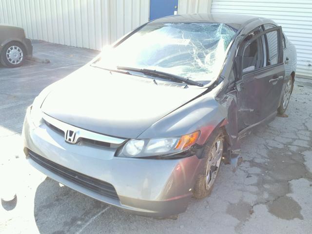 1HGFA15587L130992 - 2007 HONDA CIVIC LX CHARCOAL photo 2