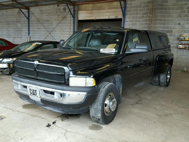 1B7MC3367XJ533414 - 1999 DODGE RAM 3500 BLACK photo 2