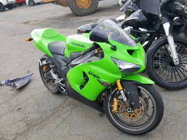 JKBZXJC156A046378 - 2006 KAWASAKI ZX636 C1 GREEN photo 1