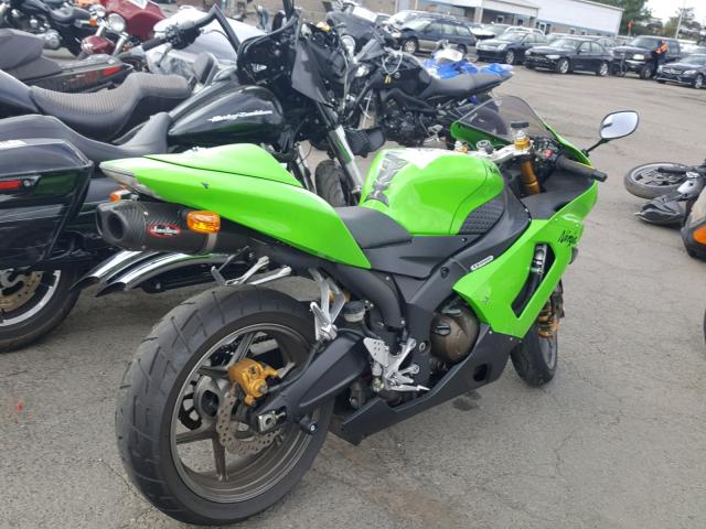 JKBZXJC156A046378 - 2006 KAWASAKI ZX636 C1 GREEN photo 4