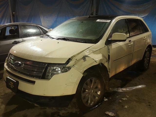 2FMDK49C87BA65120 - 2007 FORD EDGE SEL P WHITE photo 2