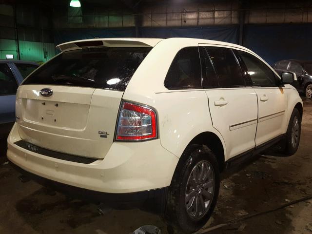 2FMDK49C87BA65120 - 2007 FORD EDGE SEL P WHITE photo 4