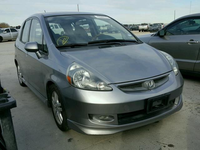 JHMGD38628S007303 - 2008 HONDA FIT SPORT GRAY photo 1