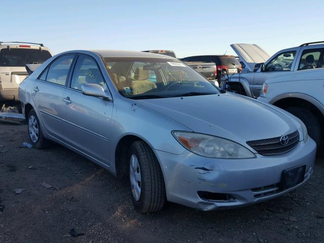 JTDBE32K930175345 - 2003 TOYOTA CAMRY LE SILVER photo 1