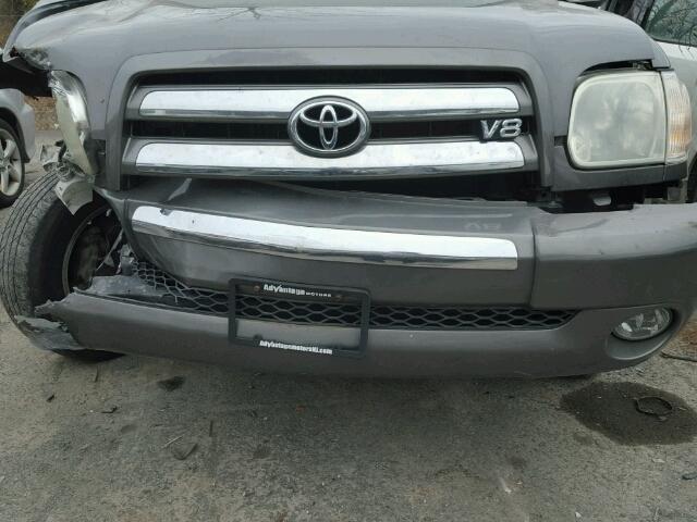 5TBDT44175S489884 - 2005 TOYOTA TUNDRA DOU GRAY photo 7