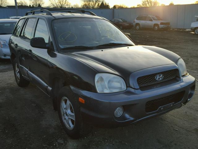 KM8SC83D61U134711 - 2001 HYUNDAI SANTA FE G GRAY photo 1