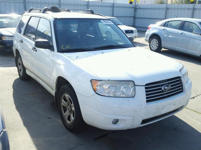 JF1SG63606H710474 - 2006 SUBARU FORESTER 2 WHITE photo 1