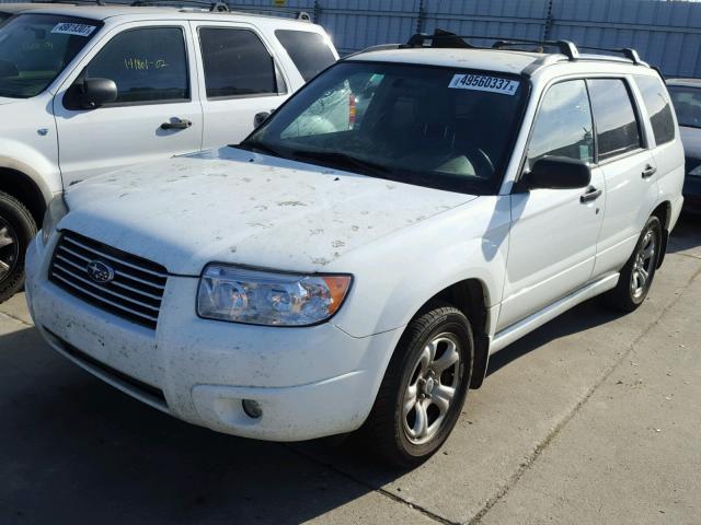 JF1SG63606H710474 - 2006 SUBARU FORESTER 2 WHITE photo 2