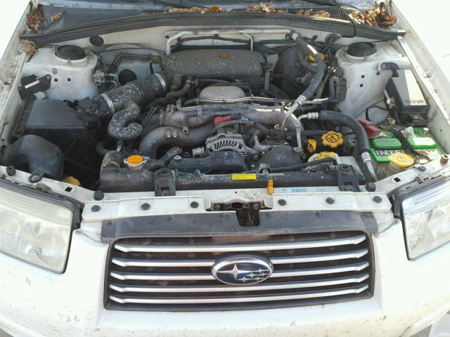 JF1SG63606H710474 - 2006 SUBARU FORESTER 2 WHITE photo 7