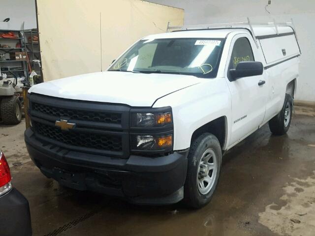 1GCNCPEH3EZ150157 - 2014 CHEVROLET SILVERADO WHITE photo 2