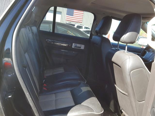 2LMDU68C48BJ37041 - 2008 LINCOLN MKX BLACK photo 6