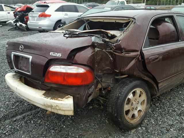 1YVGF22C725302336 - 2002 MAZDA 626 LX MAROON photo 9