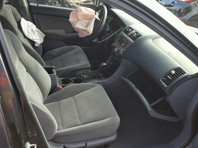 1HGCM66306A012546 - 2006 HONDA ACCORD LX GRAY photo 5