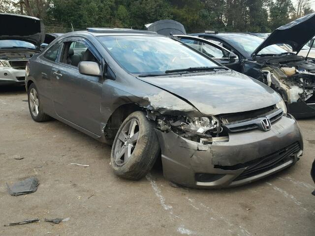 2HGFG128X7H571548 - 2007 HONDA CIVIC EX ნაცრისფერი ფოტო 1