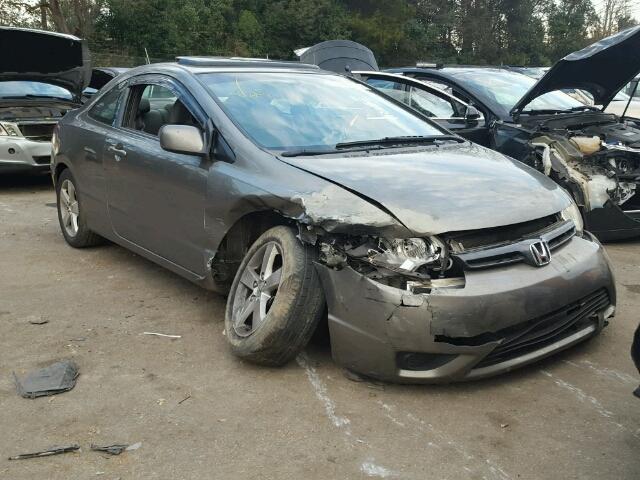 2HGFG128X7H571548 - 2007 HONDA CIVIC EX GRAY photo 1