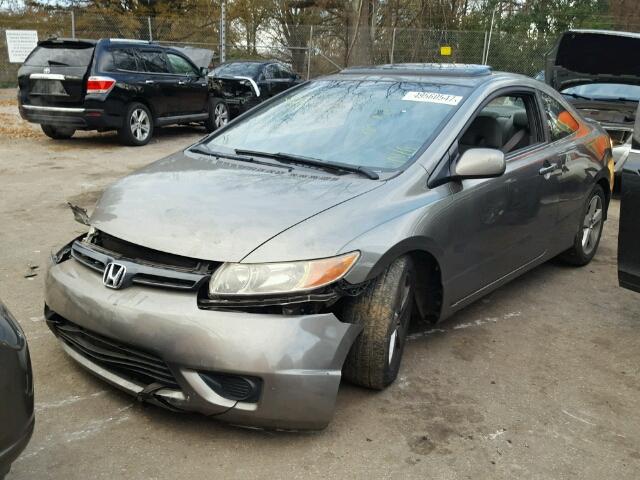 2HGFG128X7H571548 - 2007 HONDA CIVIC EX ნაცრისფერი ფოტო 2