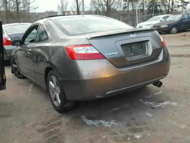 2HGFG128X7H571548 - 2007 HONDA CIVIC EX ნაცრისფერი ფოტო 3