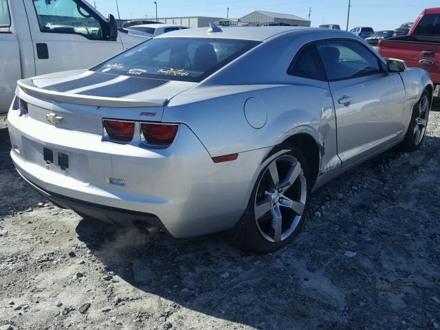 2G1FB1E33C9171342 - 2012 CHEVROLET CAMARO LT SILVER photo 4