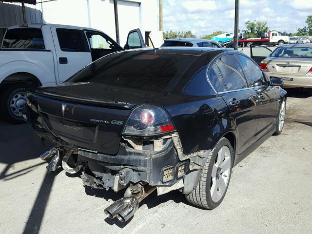 6G2EC57YX9L210257 - 2009 PONTIAC G8 GT BLACK photo 4