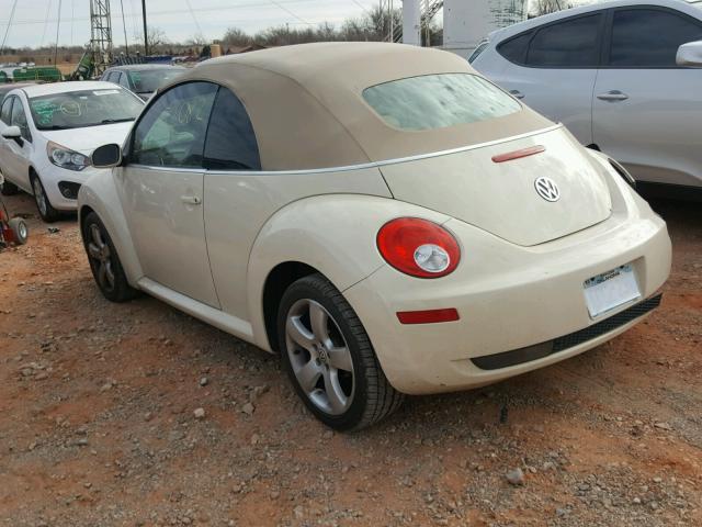 3VWSG31Y76M313947 - 2006 VOLKSWAGEN NEW BEETLE TAN photo 3