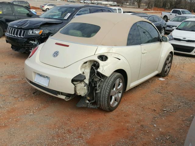 3VWSG31Y76M313947 - 2006 VOLKSWAGEN NEW BEETLE თაფლისფერი ფოტო 4