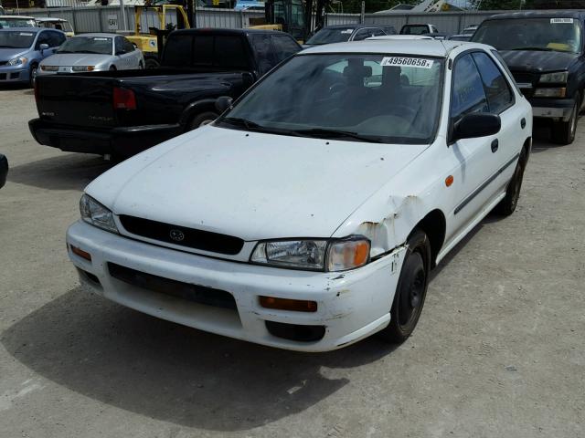 JF1GF4357YH802799 - 2000 SUBARU IMPREZA L WHITE photo 2