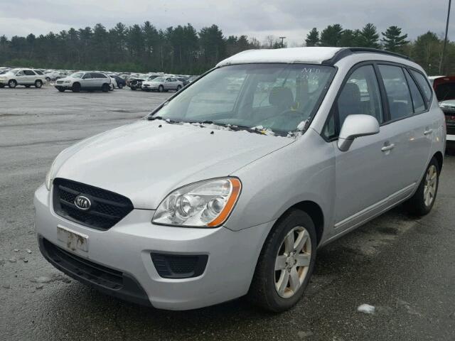 KNAFG526887151172 - 2008 KIA RONDO LX SILVER photo 2