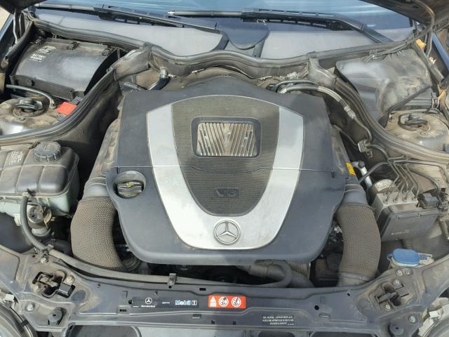 WDBRF52J46F804508 - 2006 MERCEDES-BENZ C GENERATI BLACK photo 7