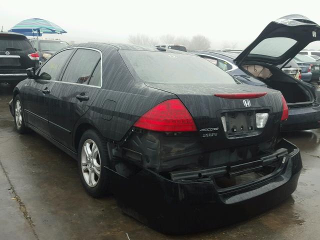 JHMCM56886C003469 - 2006 HONDA ACCORD EX BLACK photo 3